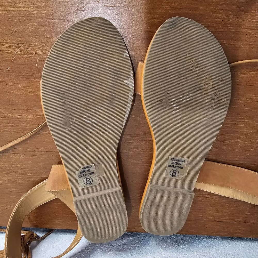 Cityclassified Camel Wrap Sandals - Picture 9 of 9